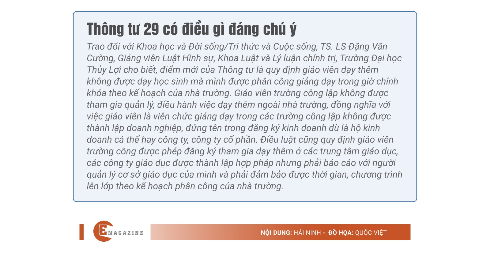 Thông tư 29 dạy thêm, học thêm: “Đau một lần, lợi ích lâu dài”