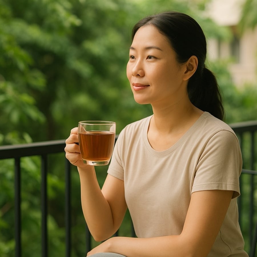 Cách uống nước lá ổi để giảm cân, giảm mỡ bụng