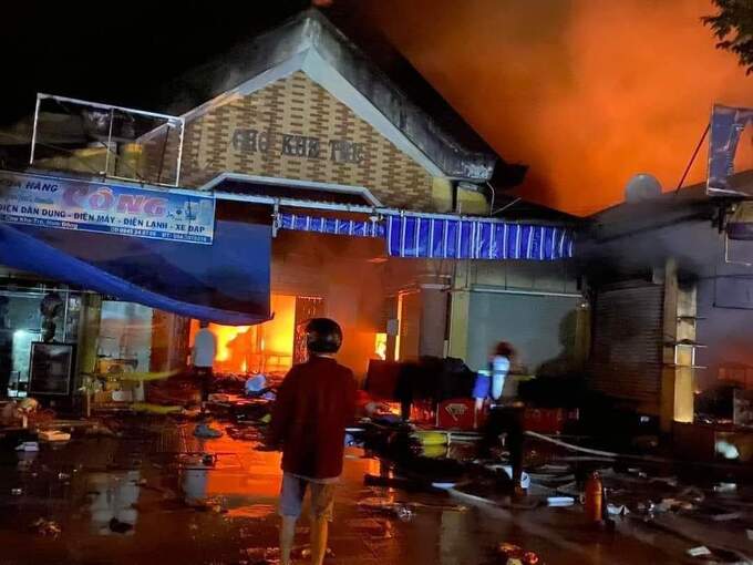 Cháy chợ lớn nhất tại huyện miền núi Thừa Thiên Huế