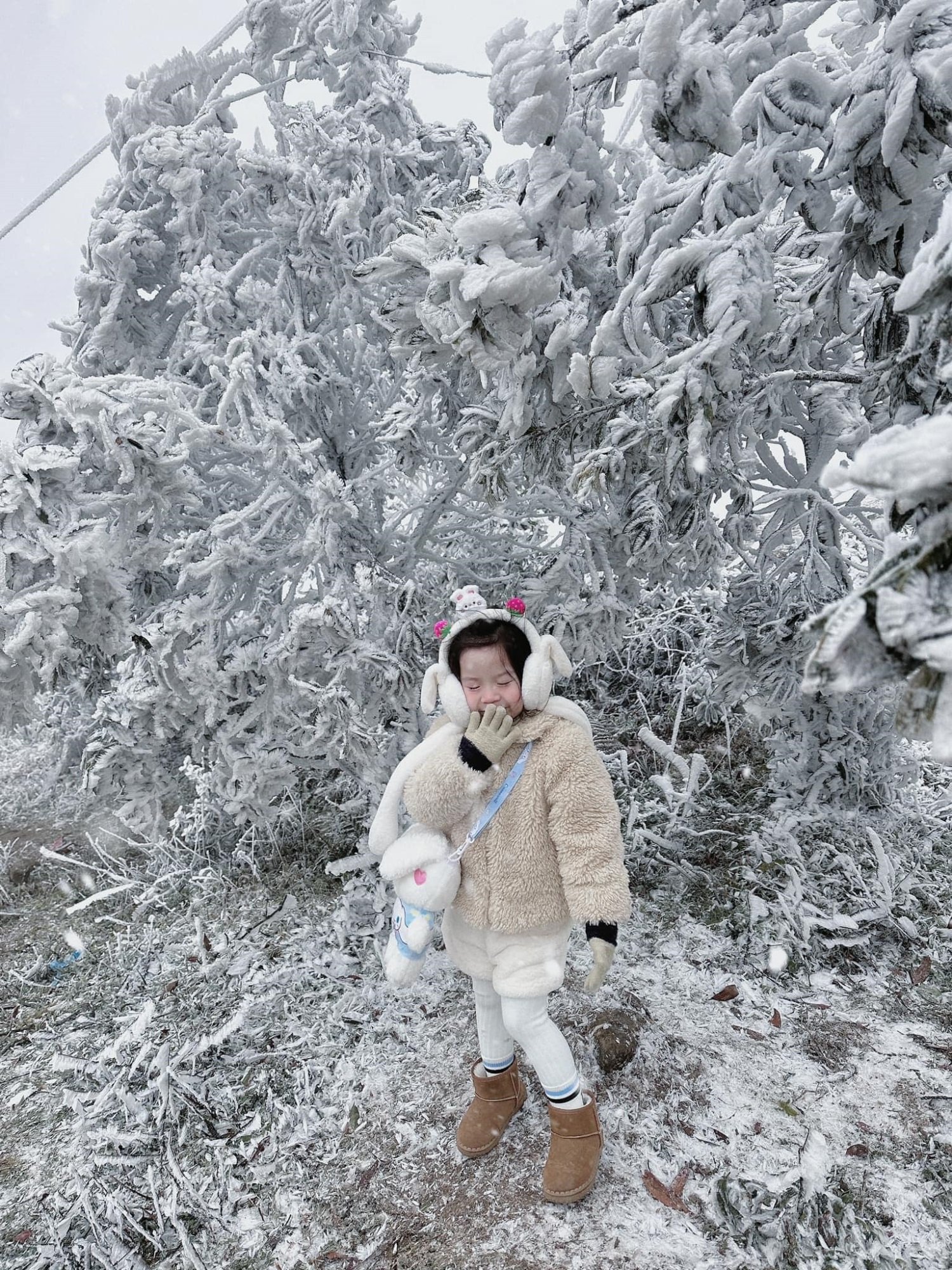 Tranh cãi chuyện nhà trường cho trẻ nghỉ học ở nhà vì lạnh, phụ huynh lại dẫn con đi 'săn' tuyết