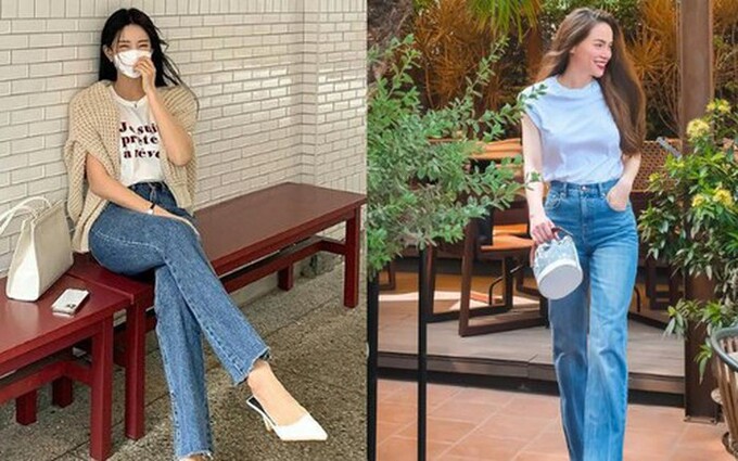 Áo thun trắng và quần jeans: Công thức luôn chuẩn mốt, phụ nữ ngoài 40 tuổi mặc...